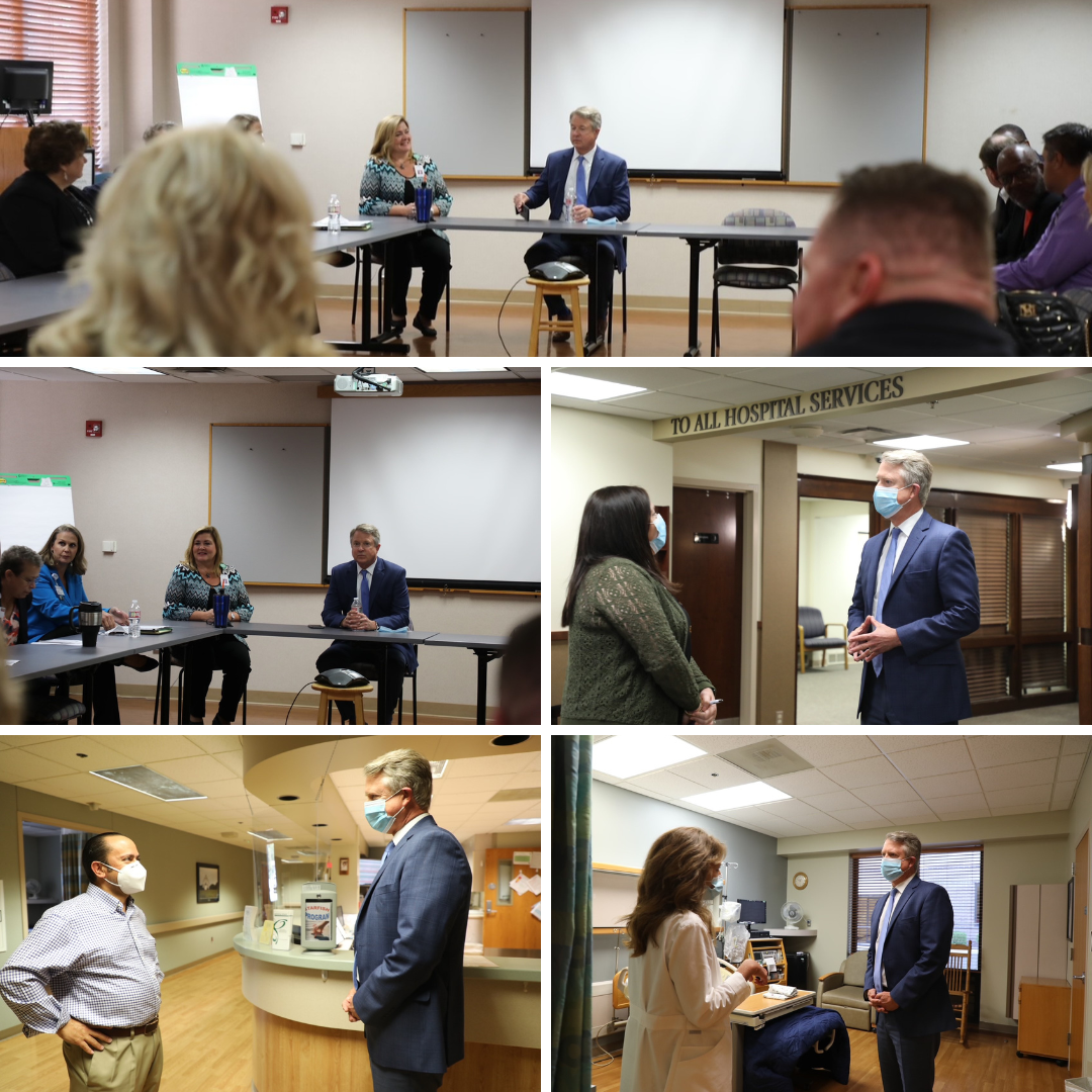 Sen. Marshall Tours Geary Community Hospital Senator Roger Marshall